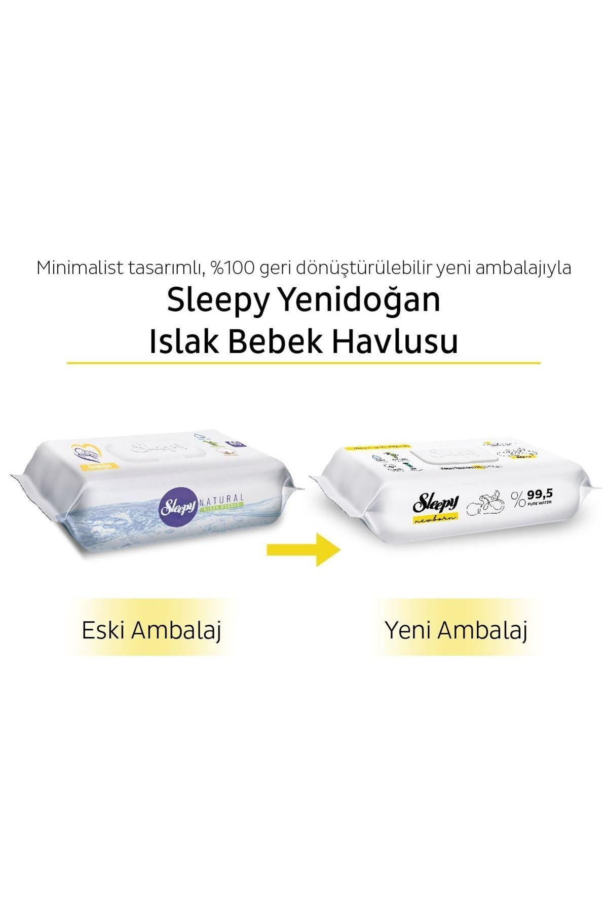 Yenidoğan Islak Bebek Havlusu 12x40 (480 YAPRAK)