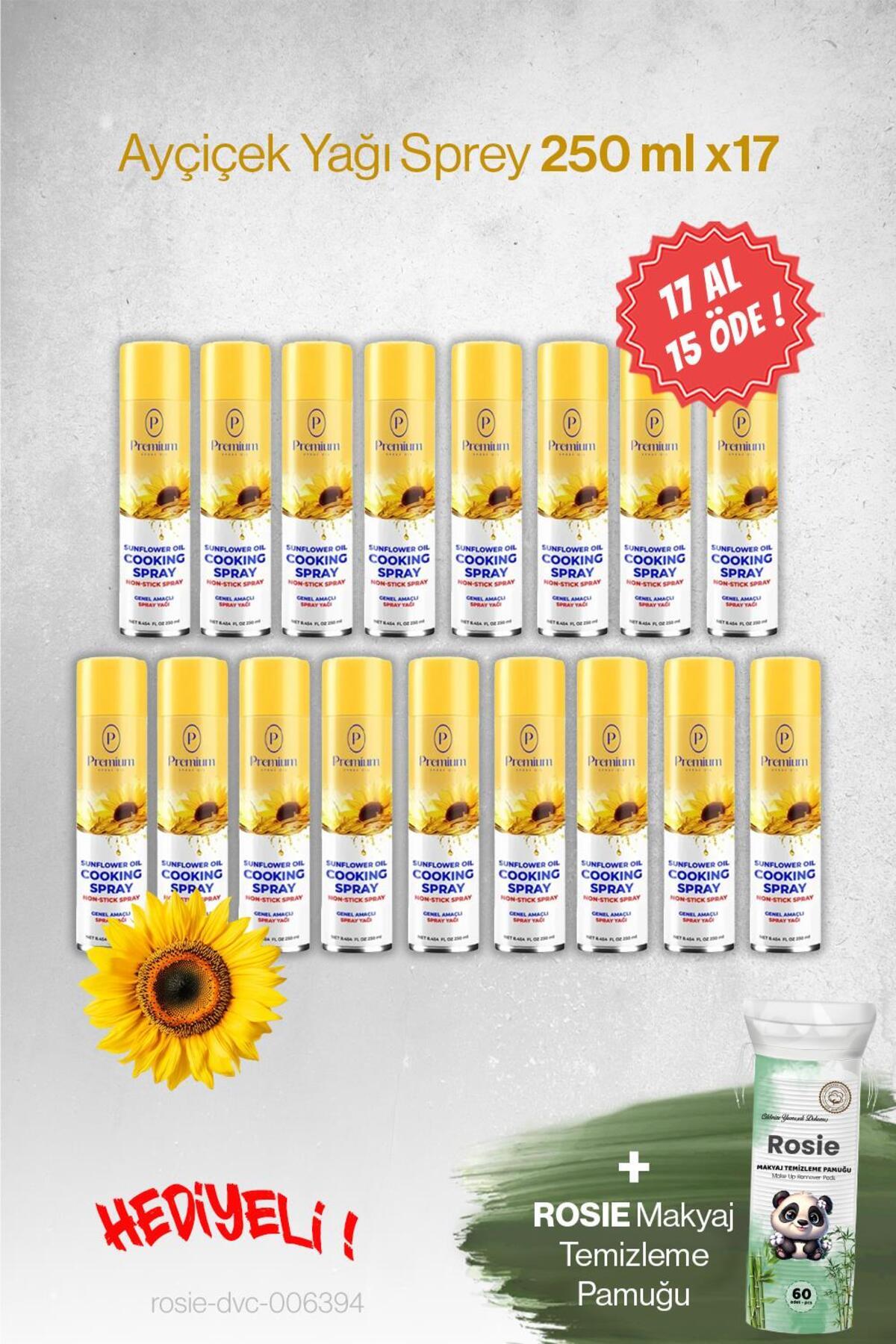 Ayçiçek Yağı 17 AL 15 ÖDE, 250 ML Hediyeli