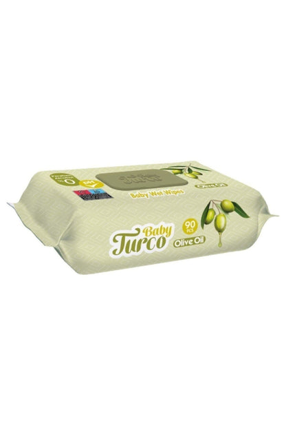 Turco Baby Islak Havlu 90'lı Zeytinyağlı