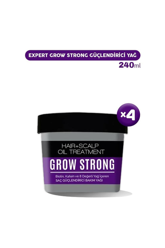 Expert Series Grow Strong Güçlendirici Bakım Yağı 240 Ml X 4