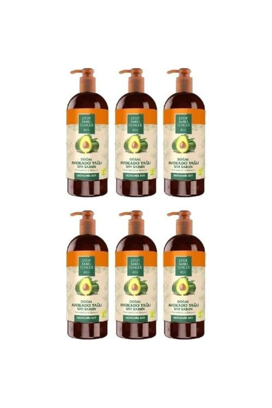Doğal Avokado Yağlı Sıvı Sabun 750 ml x 6