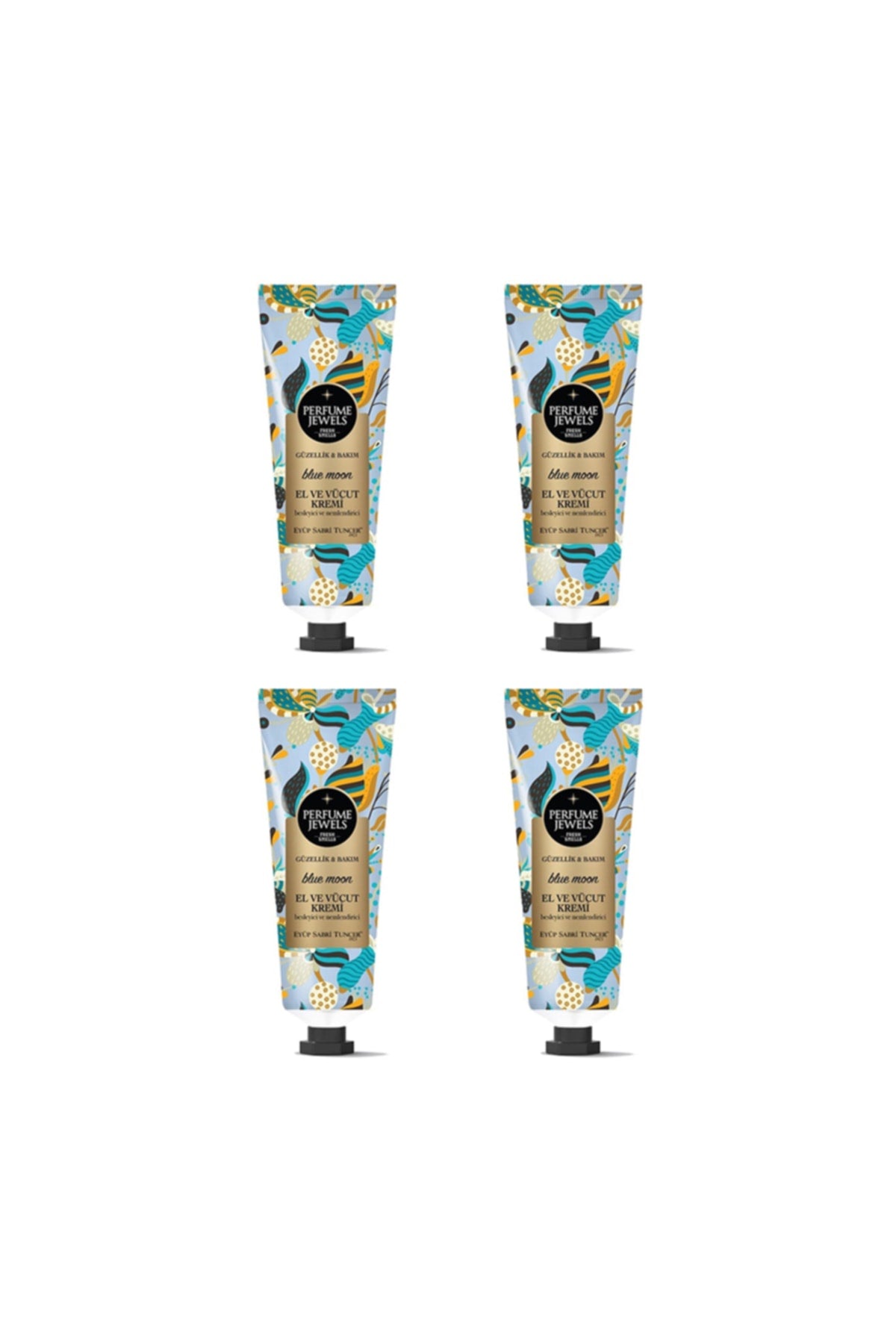 Blue Moon El Ve Vücut Kremi Tüp 50 Ml 4'lü