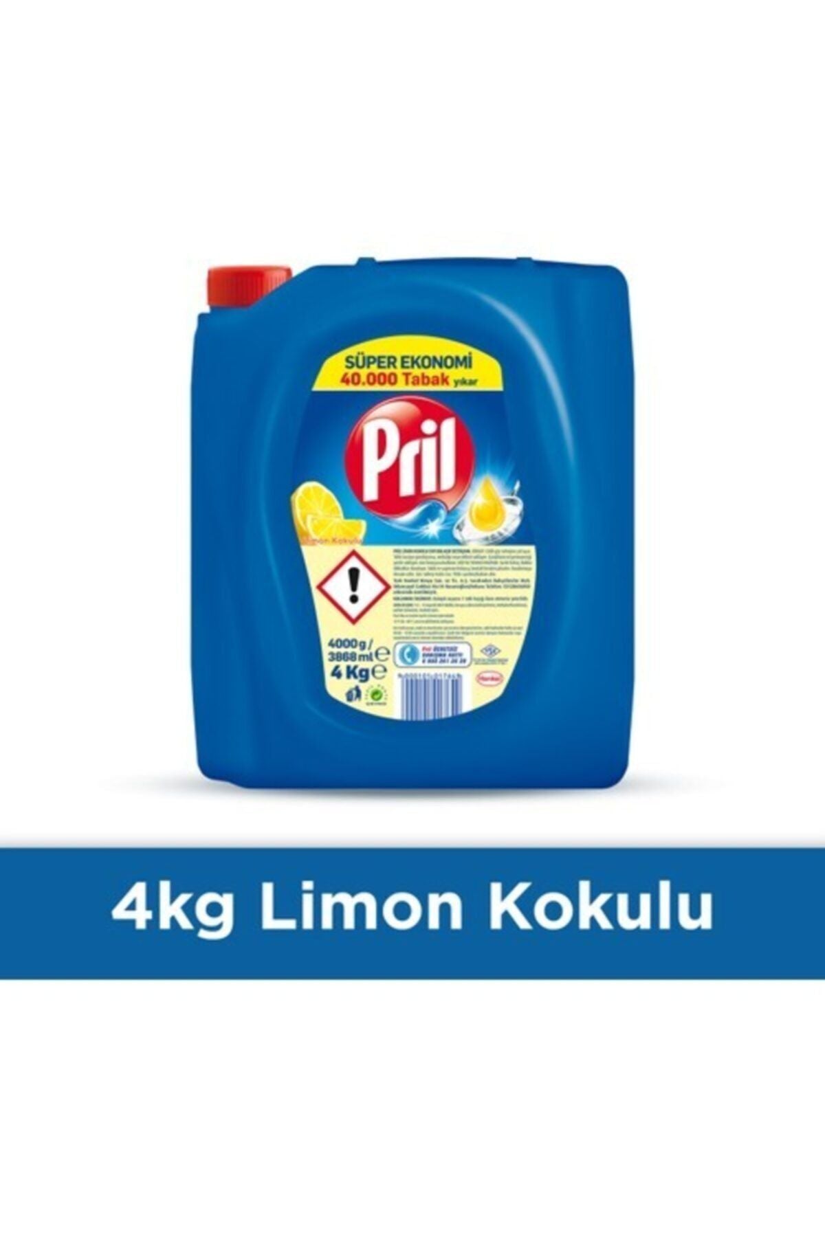 Elde Bulaşık Deterjanı Üç Etkili Güç Limon 4 kg