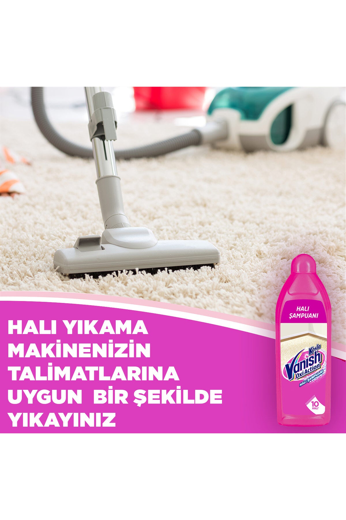 Halı Şampuanı Makinede 850 ml