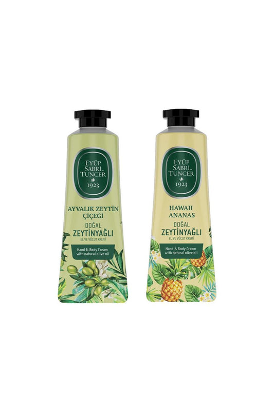 El ve Vücut Kremi Ayvalık Zeytin Çiçeği ve Havaii Ananas 50 ml