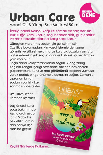 Monoi Oil Ve Ylang Saç Maskesi 50 ml