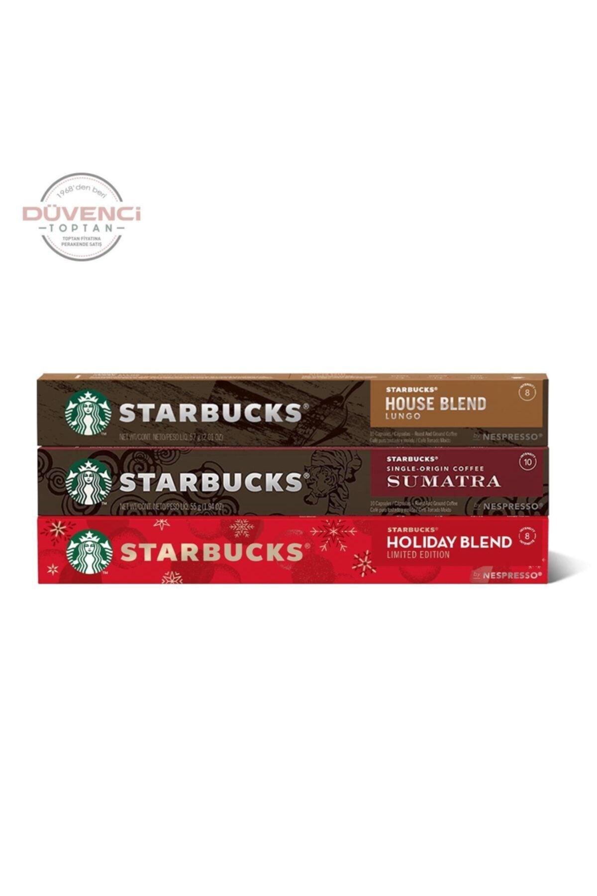 Holiday Blend Christmas, House Ve Sumatra Kapsül Kahve 3 X 10 Adet
