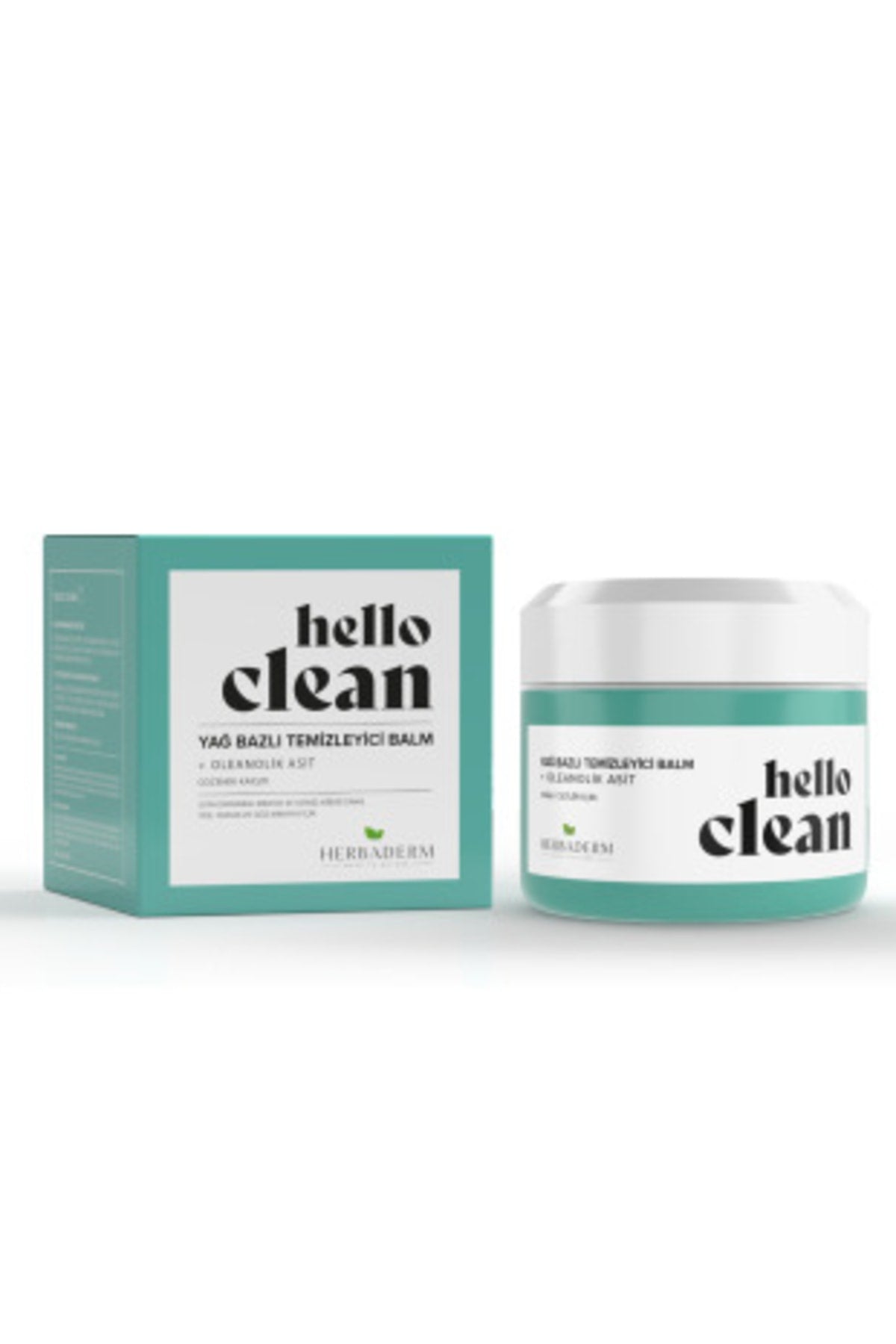 Hello Clean Gözenek Karşıtı Yağ Bazlı Temizleyici Balm Oleanolik Asit 100 ml X3