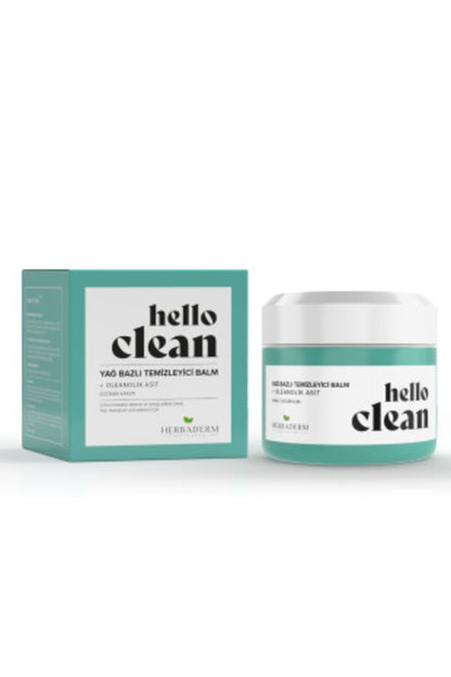 Hello Clean Gözenek Karşıtı Yağ Bazlı Temizleyici Balm Oleanolik Asit 100 ml X3