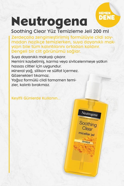 Soothing Clear Yüz Temizleme Jeli 200ml