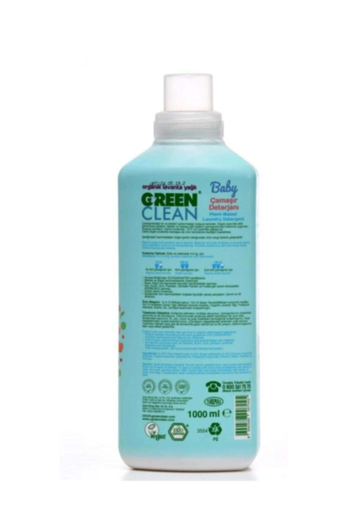 Bebek Bitkisel Çamaşır Deterjanı 1000 Ml Tm-09