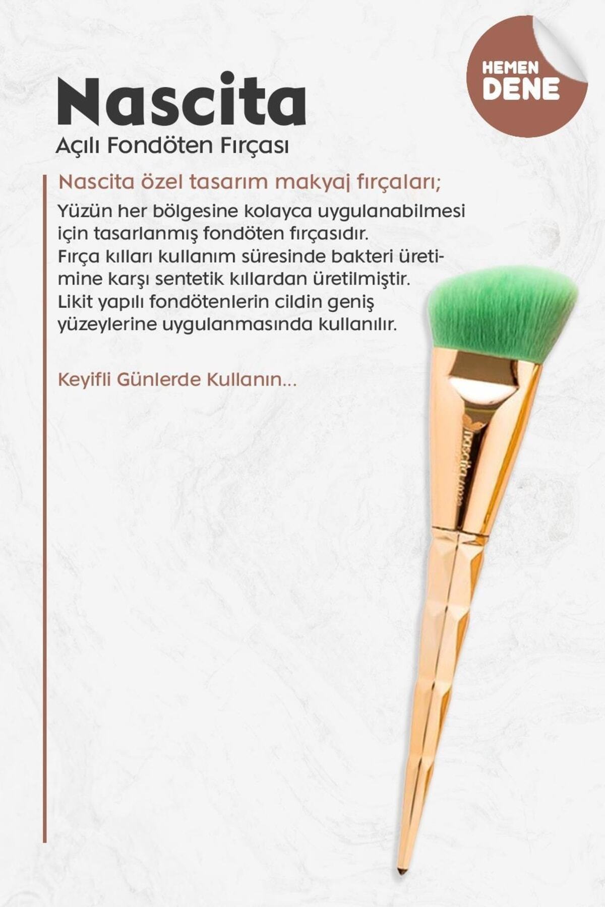 Açılı Fondöten Fırçası