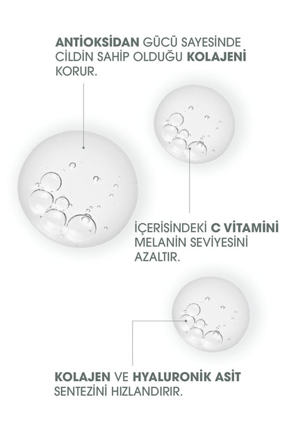 Süper Serum (COLLAGEN C MARİNE KOLAJEN %3 3-O-ASKORBİK ASİT % 0,5) Sık. Ve Ayd. 30 ml X2
