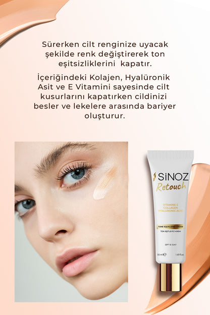 24k Altın Yüz Serumu + Retouch Ton Eşitleyici Krem Paketi