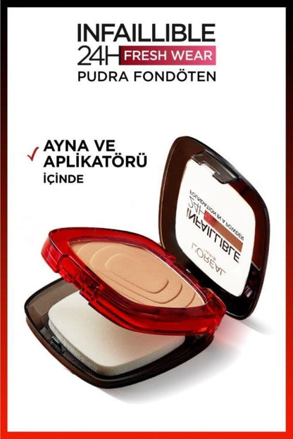 Infaillible 24h Fresh Wear Pudra Fondöten 120 Vanilla