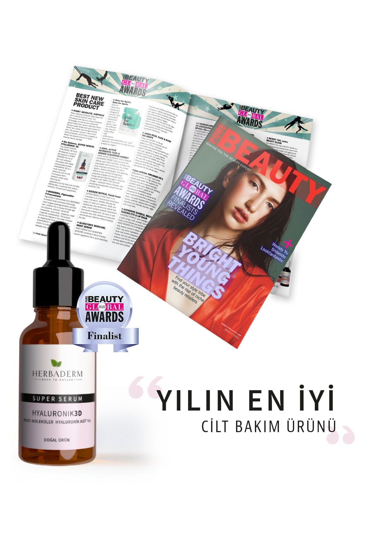 Süper Serum (HYALURONİK ASİT 3D %1) Nemlendirici 30 ml X2
